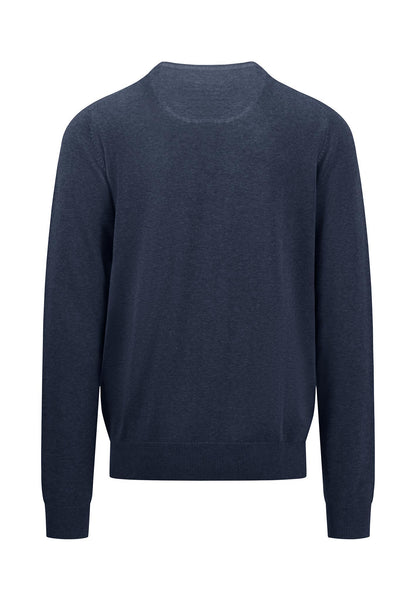 Knitwear O-Neck Superfine Jumper - Navy