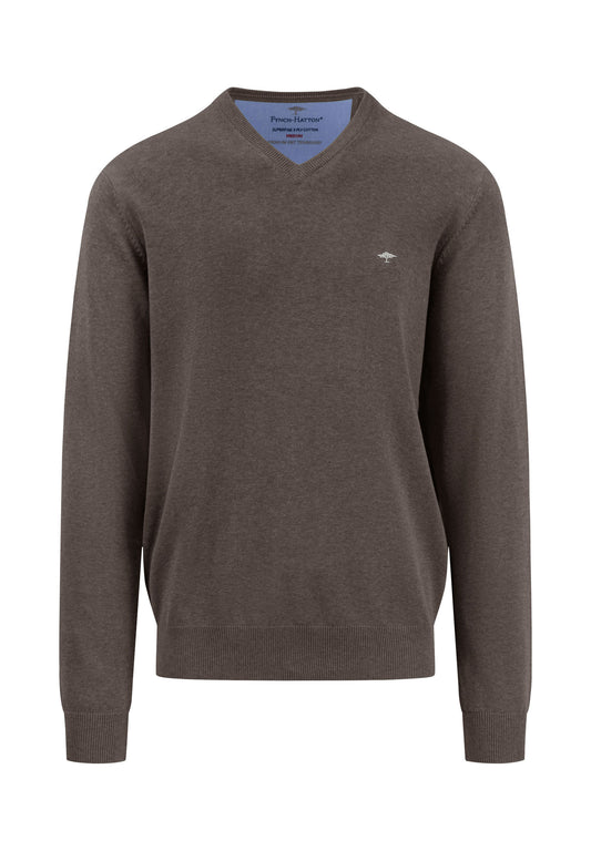 Knitwear V-Neck Superfine Jumper