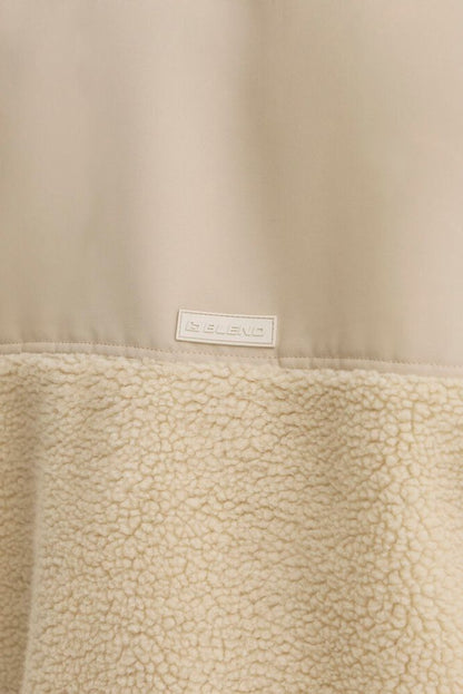 BH Evon Zipped Sherpa Jacket - Oyster Grey