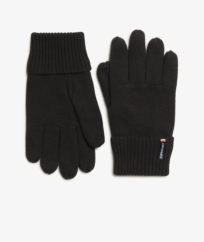 Essential Logo Gloves - Black