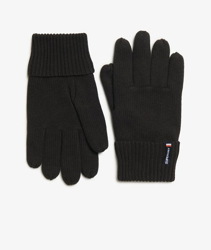 Essential Logo Gloves - Black