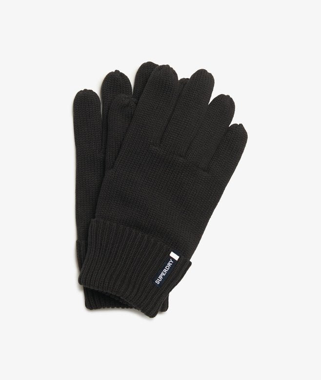 Essential Logo Gloves - Black