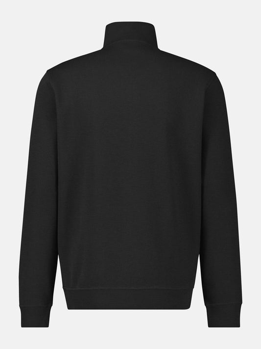 Troyer 1/2 Zip Sweatshirt - Black