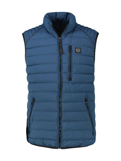 Lerros Quilted Outdoor Gilet - Storm Blue