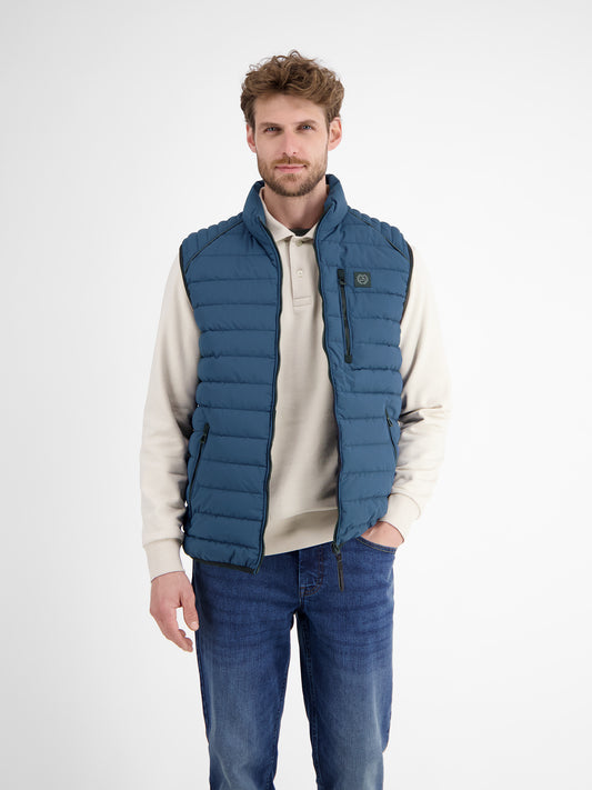Lerros Quilted Outdoor Gilet - Storm Blue