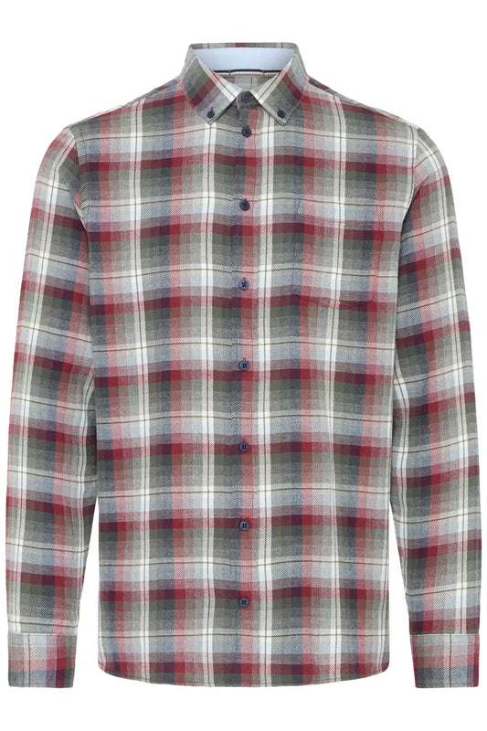 FQBRANT Checked Brushed Shirt LS