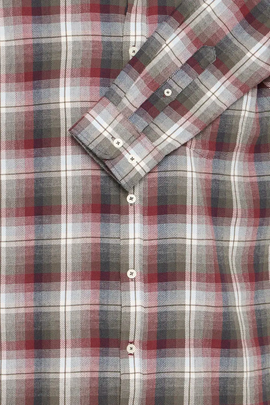 FQBRANT Checked Brushed Shirt LS