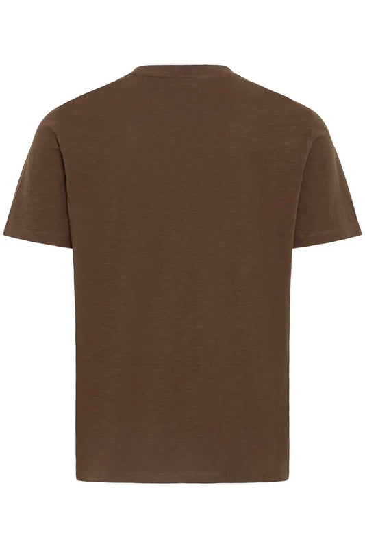 BH IKO Front Print T-Shirt - Slate Brown