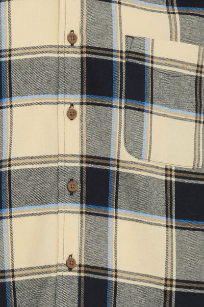 Dag Long-Sleeve Check Shirt - Navy