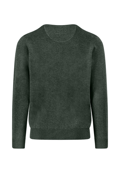 O-Neck Jumper - Dark Ivy