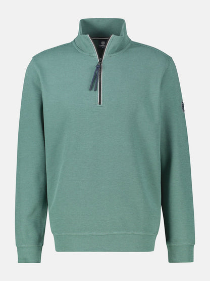 Troyer 1/2 Zip Sweatshirt -Fjord Blue