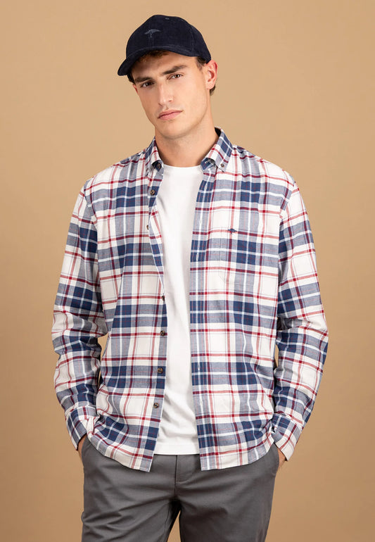 Flannel shirt - Garnet Red