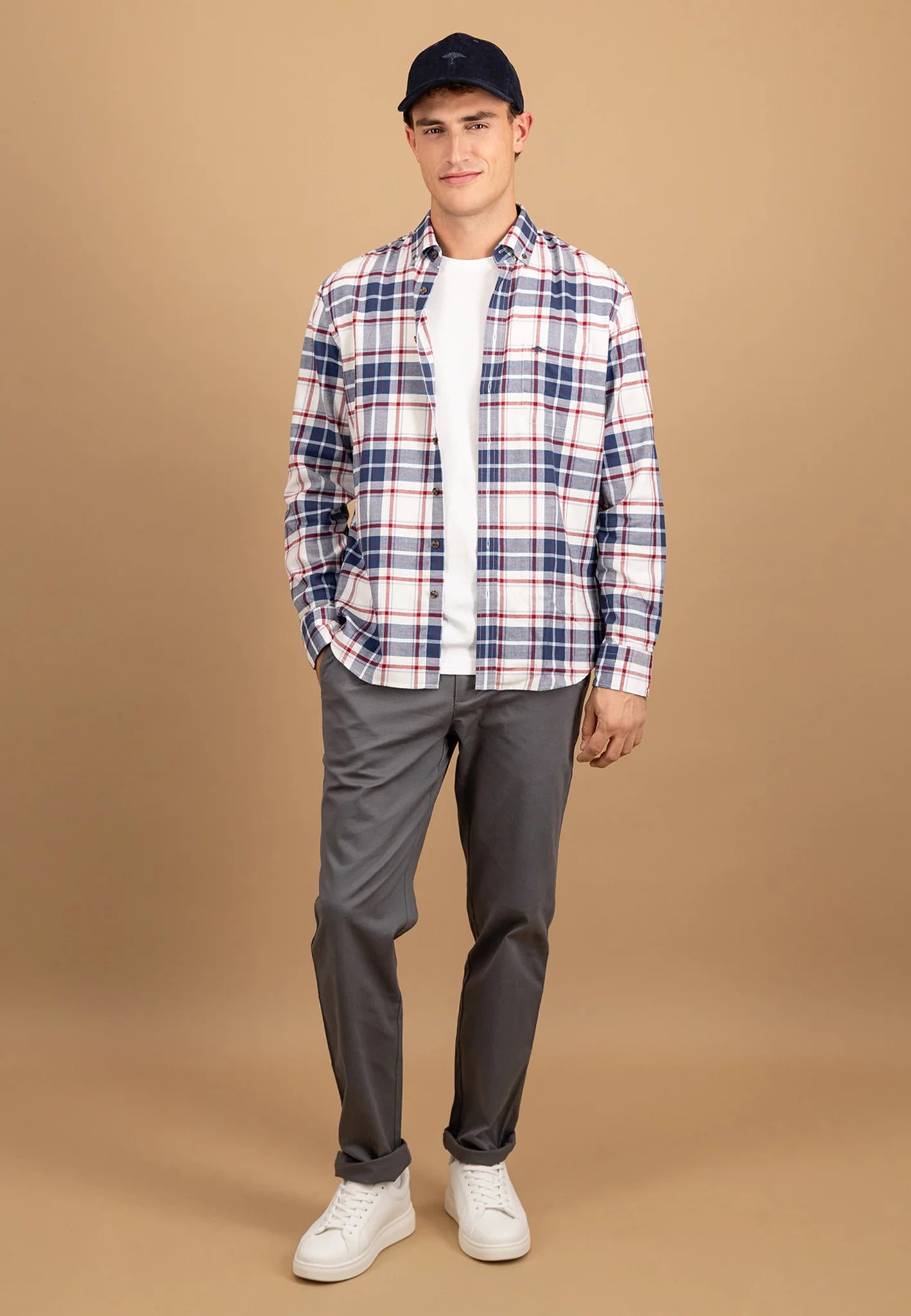 Flannel shirt - Garnet Red