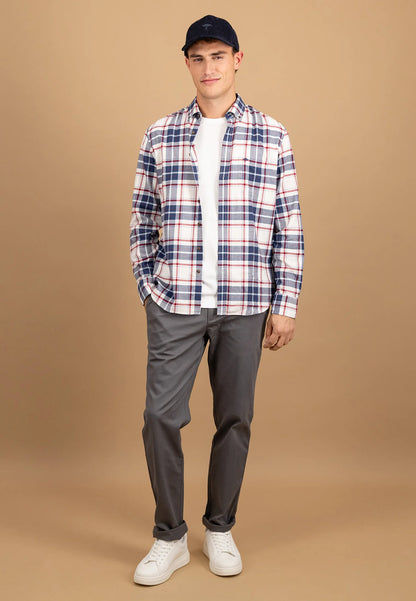 Flannel shirt - Garnet Red