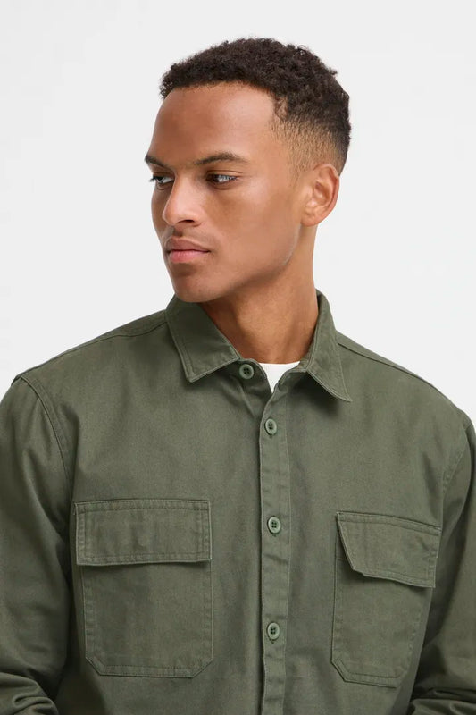 Fulton Overshirt - Thyme Green