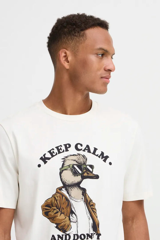 BH IVIK Duck Graphic T-Shirt - Snow white