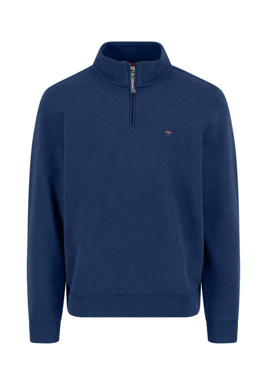 Troyer-Zip Sweatshirt - Midnight