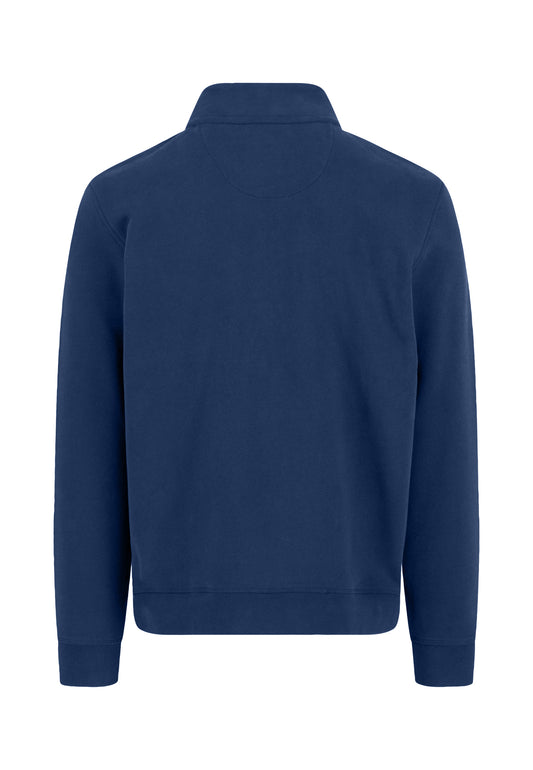 Troyer-Zip Sweatshirt - Midnight