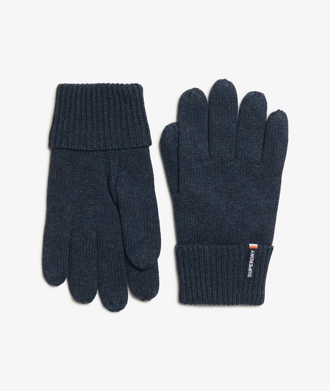 Essential Logo Gloves - Navy Marl