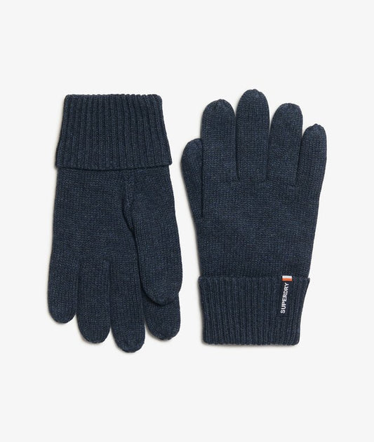 Essential Logo Gloves - Navy Marl