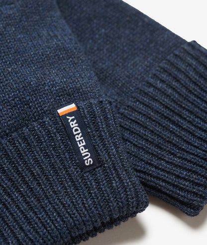 Essential Logo Gloves - Navy Marl