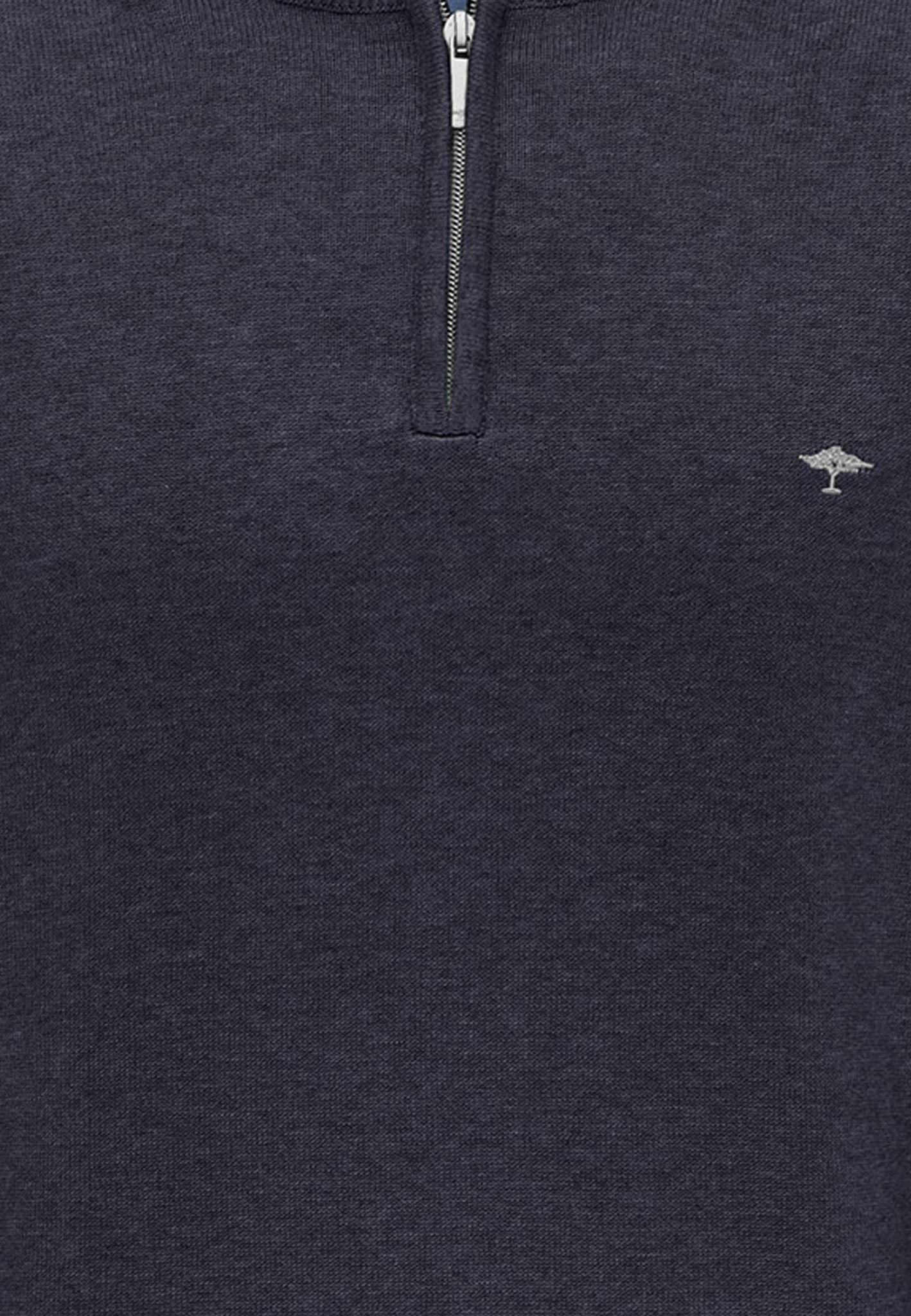 Troyer Zip Knit - Navy