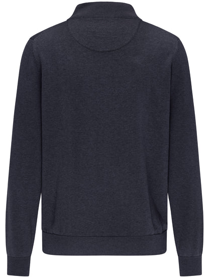 Troyer Zip Knit - Navy