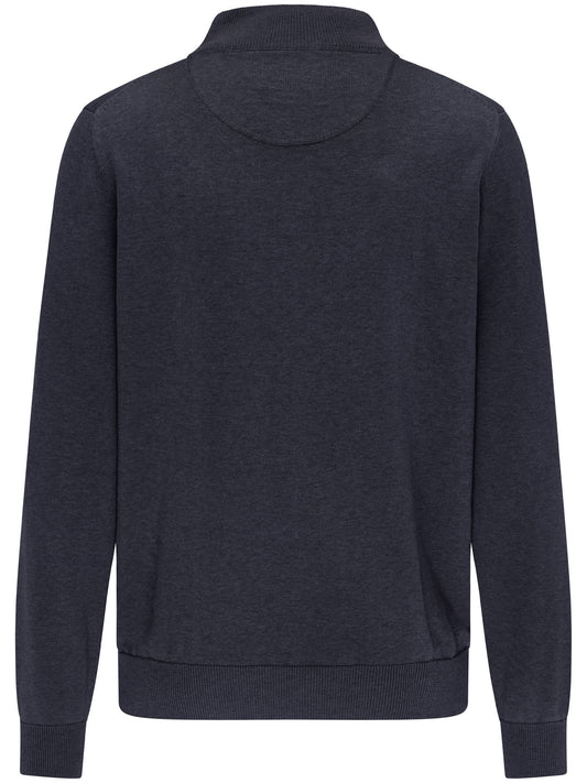 Troyer Zip Knit - Navy