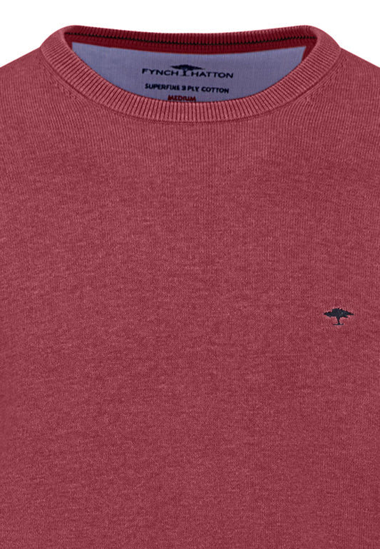O-Neck Jumper - Berry
