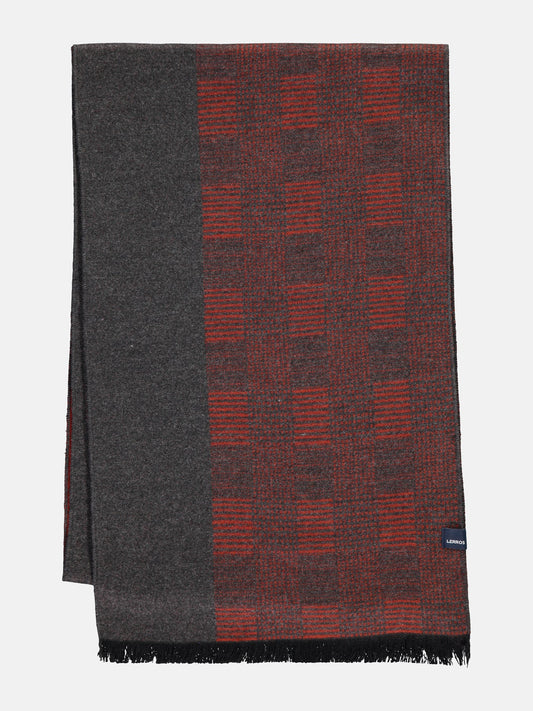 Lerros Check Scarf - Scandinavian Red