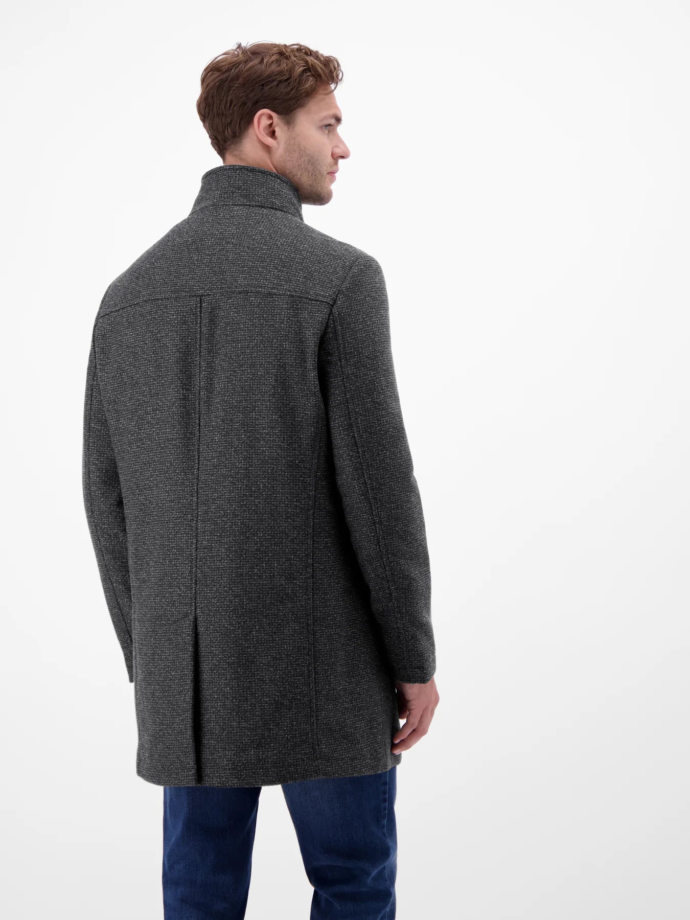 Lerros Wool Coat - Dark Graphite