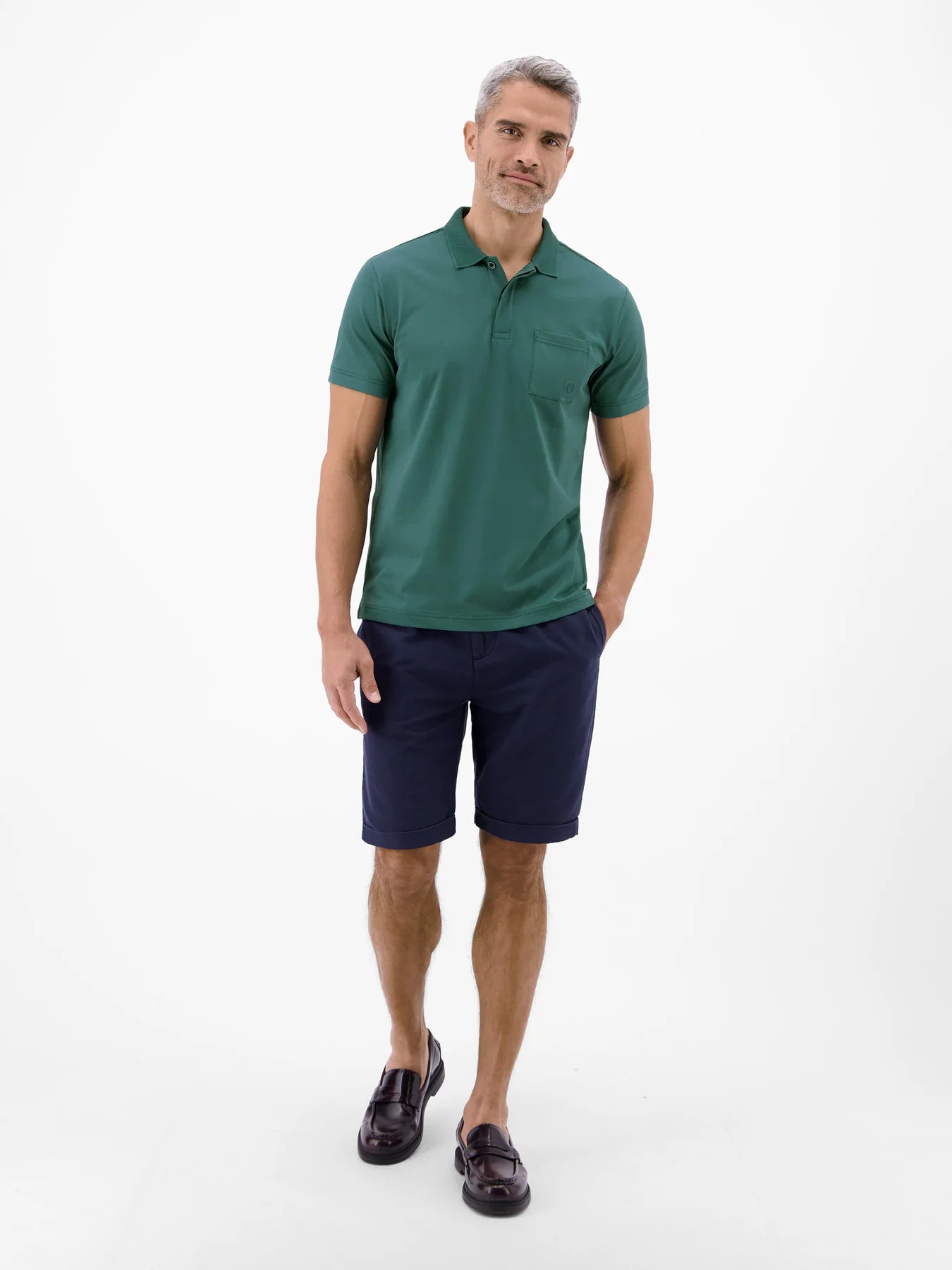 Lerros Cool & Dry Polo Shirt - Soft Teal