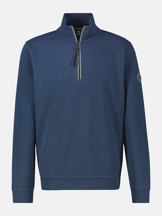 Troyer 1/2 Zip Sweatshirt -Storm Blue