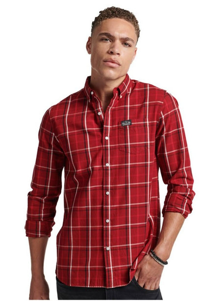 Cotton Check Merchant Shirt