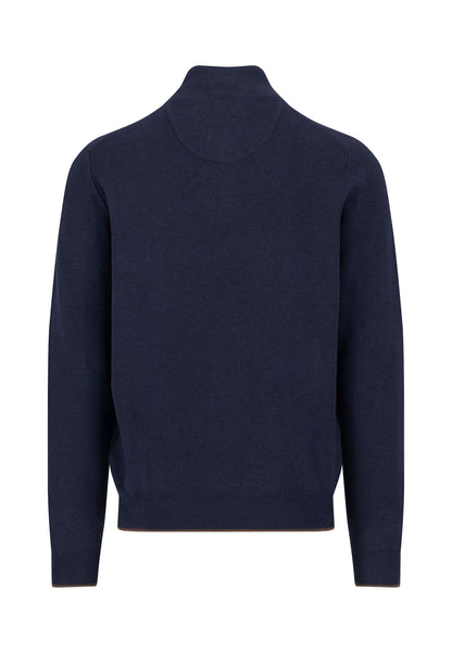 Troyer Button Knit - Navy