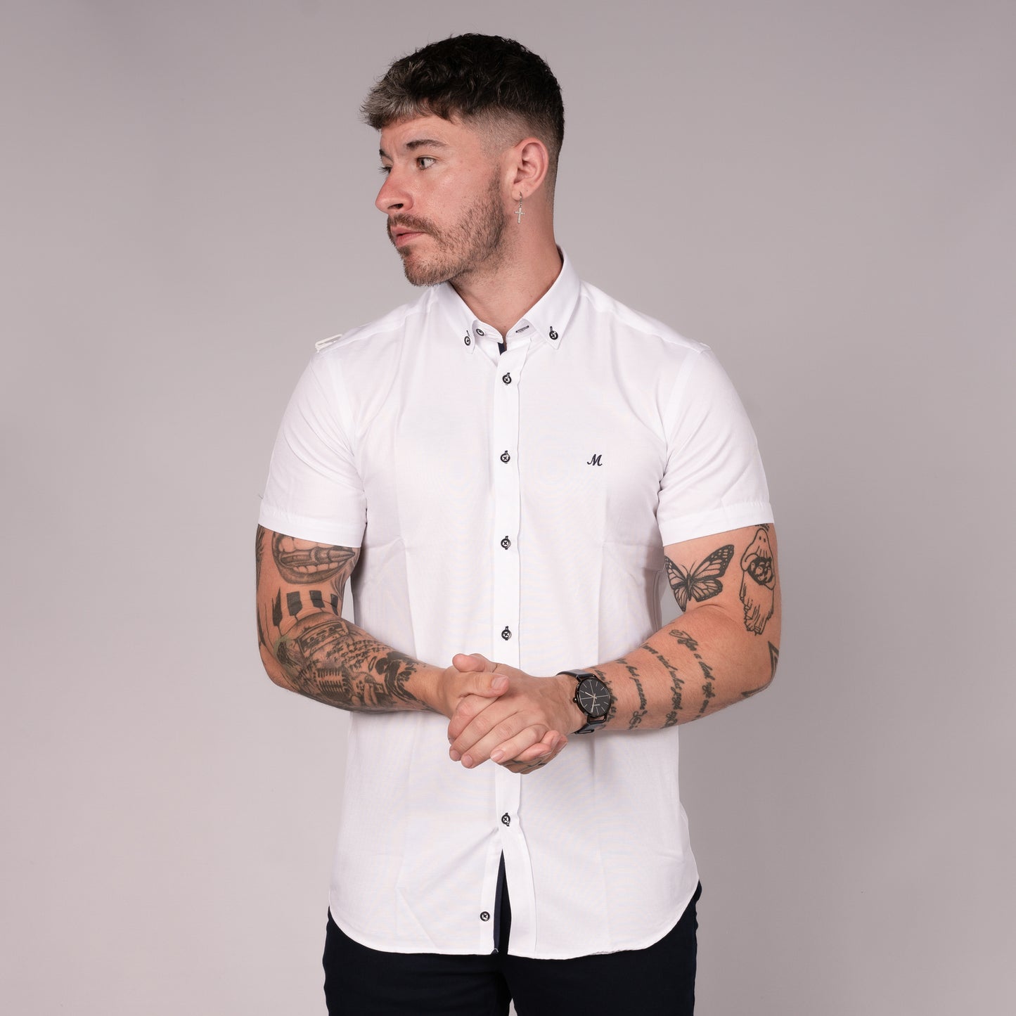 Andar Short Sleeve Oxford Shirt